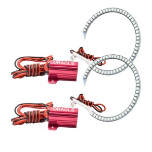 Ford Mustang Headlight Halo Kit - ORACLE Lighting - LED - Red - `18-`21